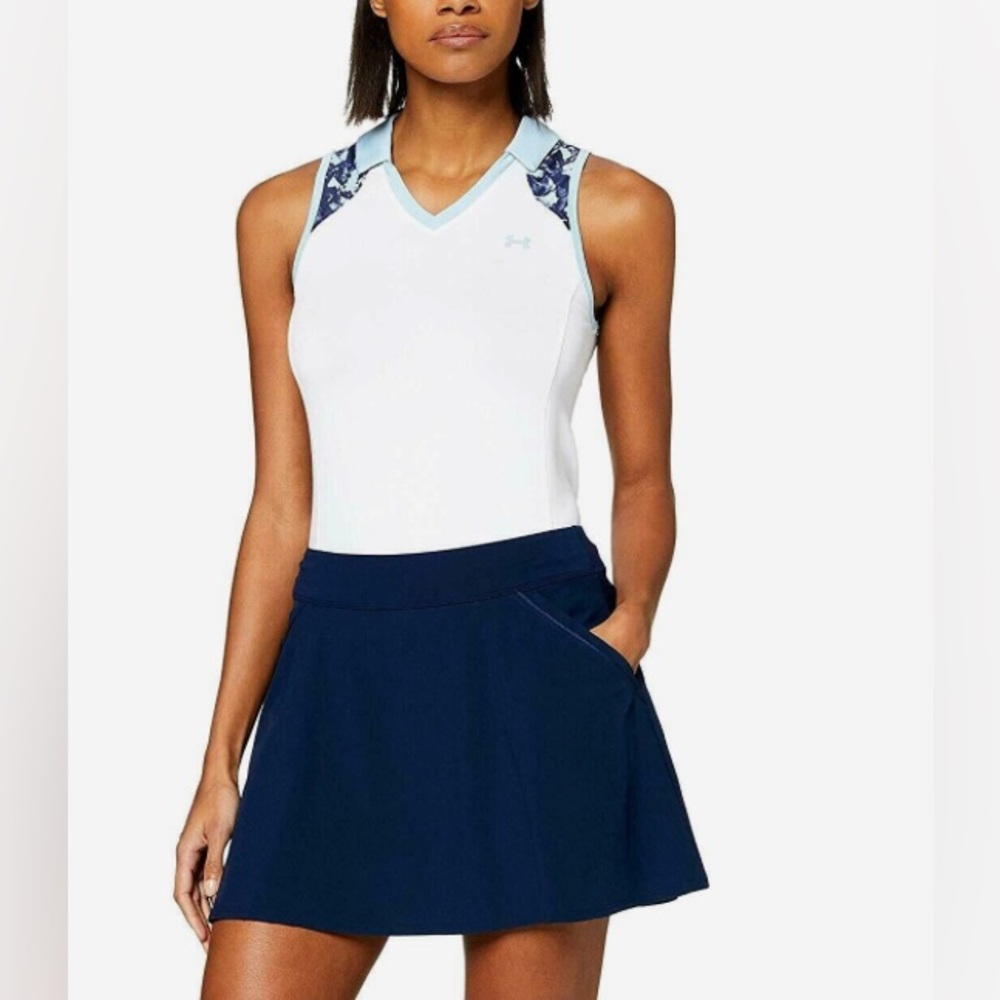 Under Armour || Woman’s Golf Dark Blue Athletic Skort Sz M ~